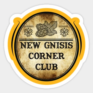 NEW GNISIS CORNER CLUB Sticker